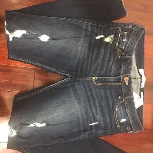 hollister dark washed jeans